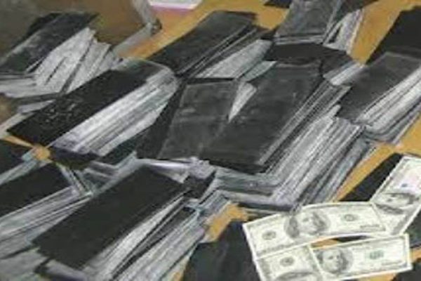 SSD chemical solution used to clean black money